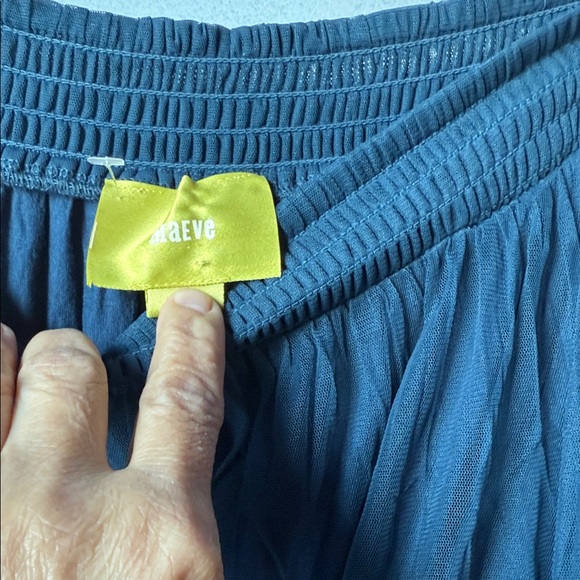 Maeve Teal A-Line Skirt - Picture 4 of 9